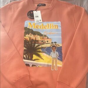Hamilton Medellin Graphic Crewneck Sweater - Rust